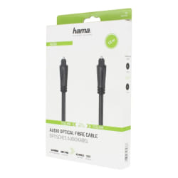 Hama 00205134 câble audio 1,5 m TOSLINK Noir