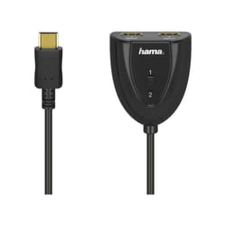 Hama 00205161 câble HDMI HDMI Type A (Standard) 2 x HDMI Type A (Standard) Noir