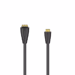 Hama 00205167, 0,1 m, HDMI Type C (Mini), HDMI Type A (Standard), 10,2 Gbit/s, Noir