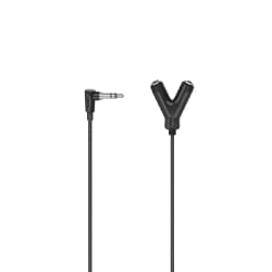 Hama 00205190 câble audio 0,2 m 3,5mm 2 x 3.5mm Noir