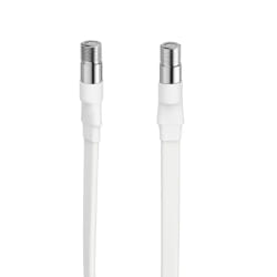 Hama 00205227 câble coaxial 0,2 m F Blanc