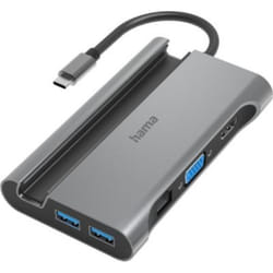Hama 00200102 station d'accueil USB 3.2 Gen 1 (3.1 Gen 1) Type-C Anthracite, Gris