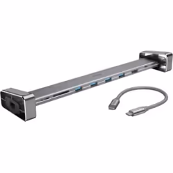 Hama 00200103, USB 3.2 Gen 1 (3.1 Gen 1) Type-C, 60 W, 10,100,1000 Mbit/s, Gris, MicroSD (TransFlash), MicroSDHC, MicroSDXC, ...