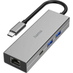 Hama 00200108 station d'accueil USB 3.2 Gen 1 (3.1 Gen 1) Type-C Gris