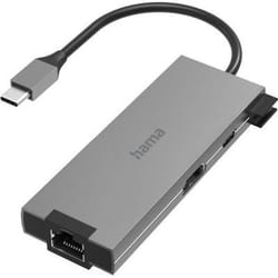 Hama 00200109 station d'accueil USB 3.2 Gen 1 (3.1 Gen 1) Type-C Gris