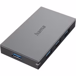 Hama 00200115, USB 3.2 Gen 1 (3.1 Gen 1) Type-A, USB 3.2 Gen 1 (3.1 Gen 1) Type-A, 5000 Mbit/s, Anthracite, Gris, Statut, 0,8 ...
