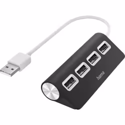 Hama 00200119, USB 2.0, USB 2.0, 480 Mbit/s, Noir, 0,15 m, USB
