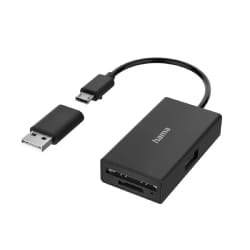 Hama 00200125 lecteur de carte mémoire USB 2.0/Micro-USB Noir