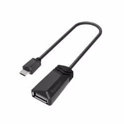 Hama 00200308, Micro-USB, USB Type-A, Noir