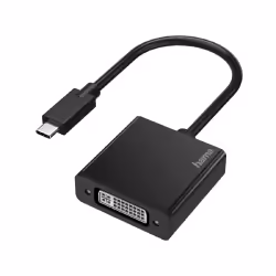 Hama 00200316, USB Type-C, DVI, Mâle, Femelle, Droit, Droit