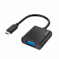 Hama 00200317, USB Type-C, VGA (D-Sub), Mâle, Femelle, Droit, Droit