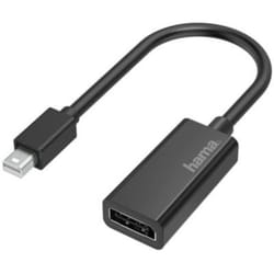 Hama 00200331 câble vidéo et adaptateur Mini DisplayPort DisplayPort Noir