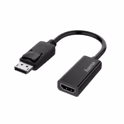 Hama 00200335, DisplayPort, HDMI, Mâle, Femelle, Droit, Droit