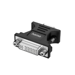 Hama 00200341 câble vidéo et adaptateur VGA (D-Sub) DVI-I Noir