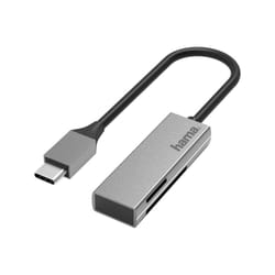 Hama 00200131 lecteur de carte mémoire USB 3.2 Gen 1 (3.1 Gen 1) Type-C Argent