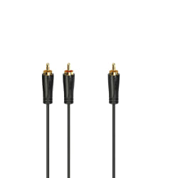 Hama 00205097 câble audio 5 m RCA 2 x RCA Noir