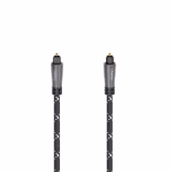Hama 00205140, TOSLINK, Mâle, TOSLINK, Mâle, 3 m, Noir, Gris