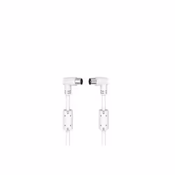 Hama 00205058, 5 m, Coaxial, Coaxial, Blanc