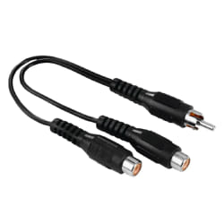 Hama 00205183 câble audio RCA 2 x RCA Noir