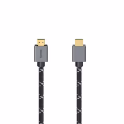 Hama 00200504, 2 m, HDMI Type A (Standard), HDMI Type A (Standard), 48 Gbit/s, Canal de retour audio (ARC, Audio Return Chann ...