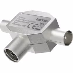 Hama 00205236, Diviseur de câbles, 4 - 1000 MHz, Argent, Métal, 3,5 dB, Coaxial