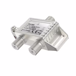 Hama 00205232, Diviseur de câbles, 75 Ohm, Argent, Métal, 20 dB, F
