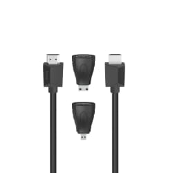 Hama 00200705 câble HDMI 1,5 m HDMI Type A (Standard) Noir