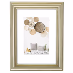 Hama Lobby, Verre, Polystyrène, Or, Cadre pour une seule photo, Table, Mur, 9 x 13 cm, Rectangulaire