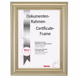 Hama Lobby, Verre, Polystyrène, Or, Cadre pour une seule photo, Table, Mur, 15 x 20 cm, Rectangulaire