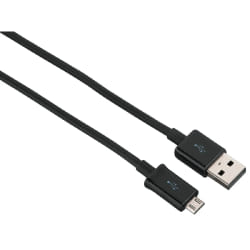 Hama 00200904 câble USB 0,9 m USB 2.0 USB A Micro-USB B Noir