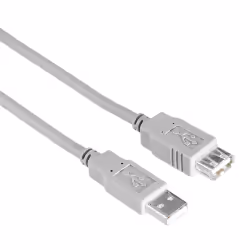 Hama 00200906, 3 m, USB A, USB A, USB 2.0, 480 Mbit/s, Gris