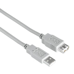 Hama 00200906 câble USB 3 m USB 2.0 USB A Gris