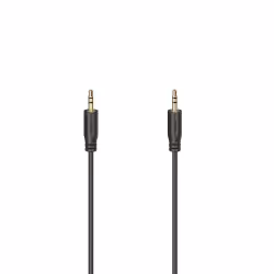 Hama Flexi-Slim, 3,5mm, Mâle, 3,5mm, Mâle, 0,75 m, Noir