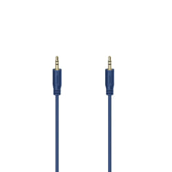 Hama Flexi-Slim câble audio 0,75 m 3,5mm Bleu