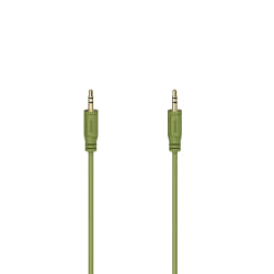 Hama Flexi-Slim câble audio 0,75 m 3,5mm Vert