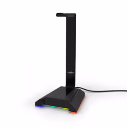 uRage AFK 300 Illuminated, Support de casque, Métal, Plastique, Caoutchouc, Noir