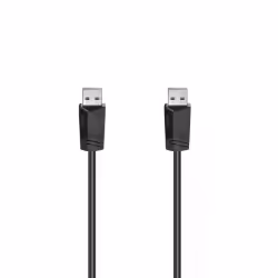 Hama 00200601, 1,5 m, USB A, USB A, USB 2.0, 480 Mbit/s, Noir