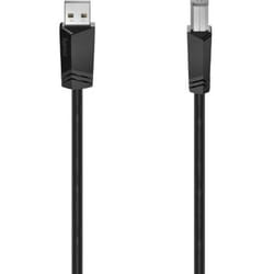 Hama 00200604 câble USB 5 m USB 2.0 USB A USB B Noir