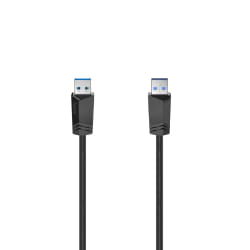 Hama 00200624 câble USB 1,5 m USB A Noir