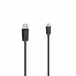 Hama 00200631, 0,75 m, USB C, USB A, USB 2.0, 480 Mbit/s, Noir