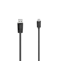 Hama 00200631 câble USB 0,75 m USB 2.0 USB C USB A Noir