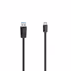 Hama 00200657, 1 m, USB A, USB C, USB 3.2 Gen 2 (3.1 Gen 2), 10000 Mbit/s, Noir