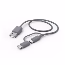 Hama 00187224, 1 m, USB A, Micro-USB A, USB 2.0, Gris
