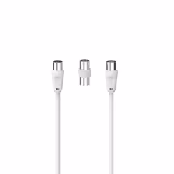Hama 00205295 câble coaxial 1,5 m Blanc - Vue supplémentaire 2