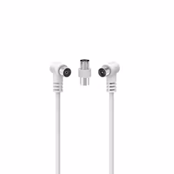 Hama 00205299 câble coaxial 1,5 m Blanc - Vue supplémentaire 2