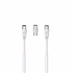 Hama 7205300, 1,5 m, Blanc