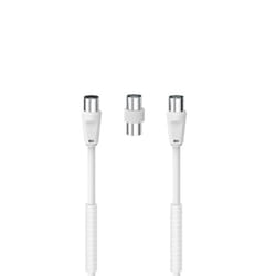 Hama 7205301 câble coaxial 3 m Blanc
