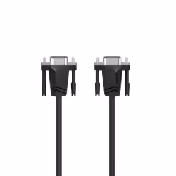 Hama 00200708, 3 m, VGA (D-Sub), VGA (D-Sub), Mâle, Mâle, Noir