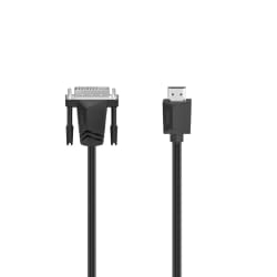 Hama 00200716 câble DVI 3 m DVI-D HDMI Type A (Standard) Noir