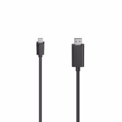 Hama 00200719, 3 m, USB C, HDMI Type A (Standard), Noir